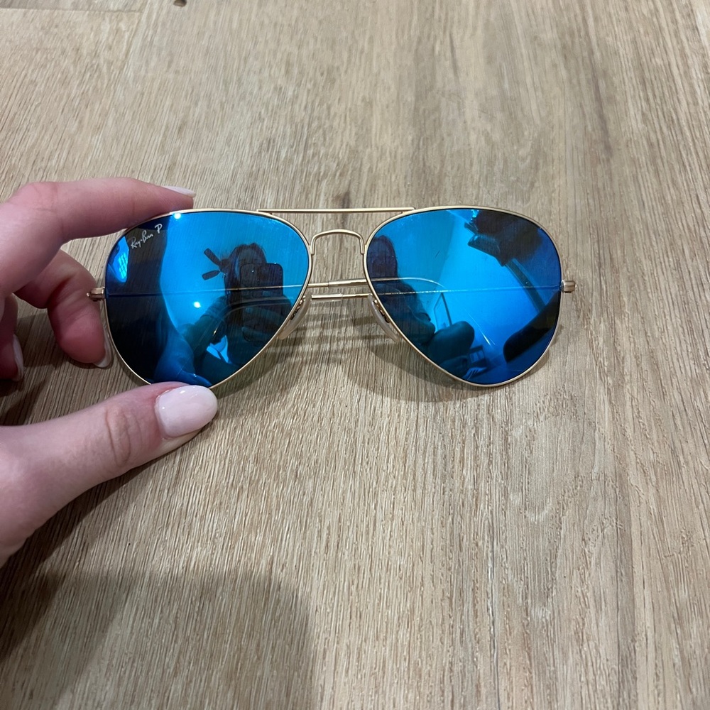 Ray Bans Aviators Blue lens